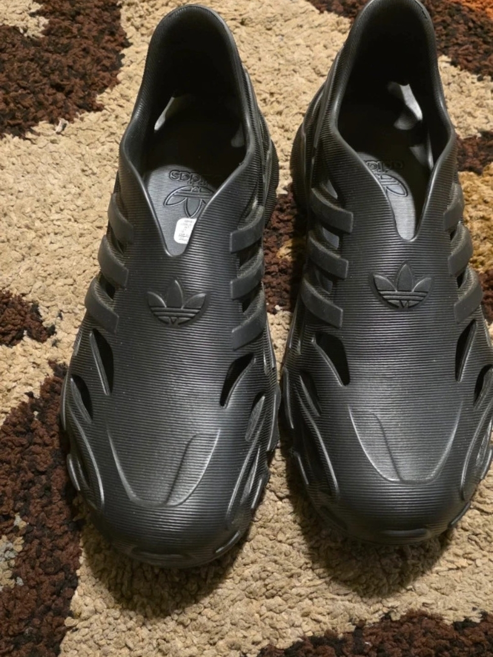Adidas Men’s Black Slip-On Water-Resistant Clog